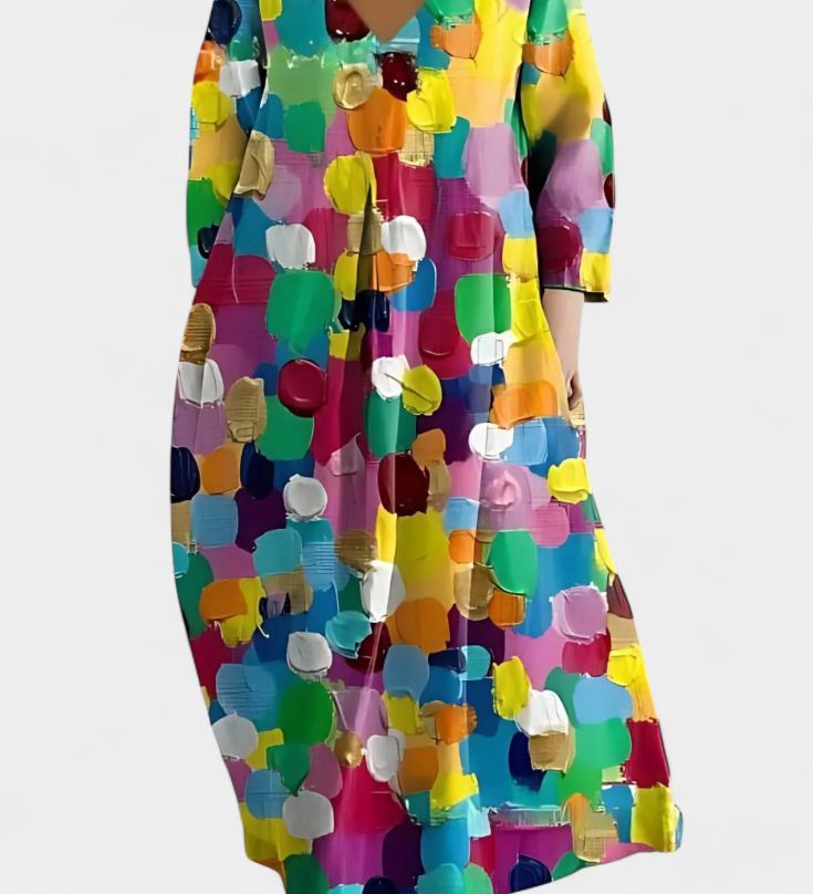 Ana - Vestido Elegante Floral