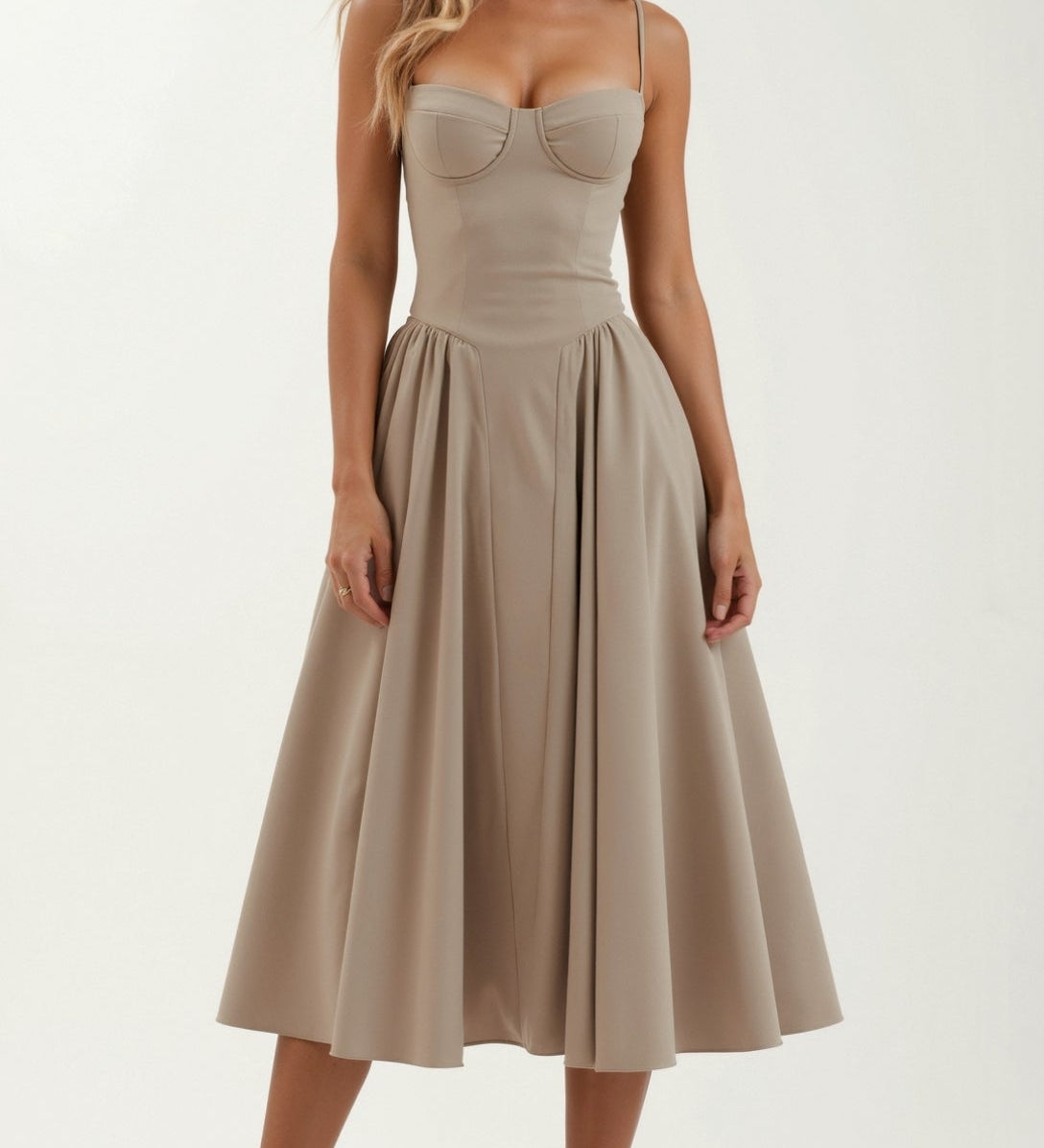 Odette - Vestido Midi Estructurado