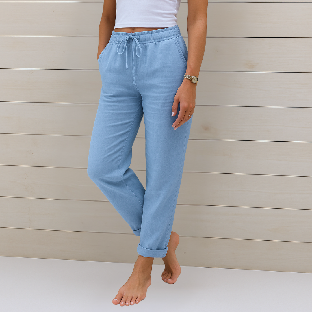 Sara - Pantalones Ligeros Elegantes