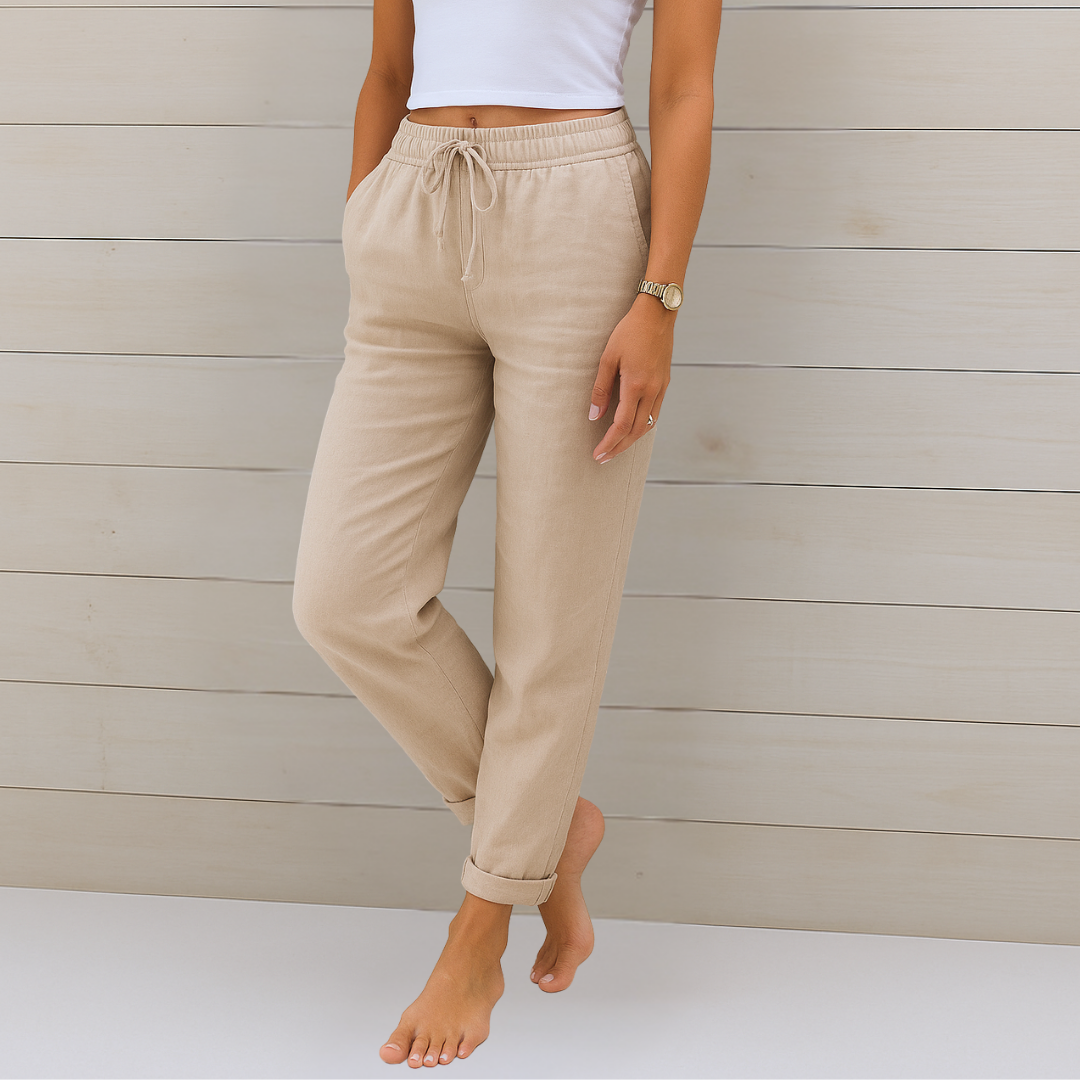 Sara - Pantalones Ligeros Elegantes