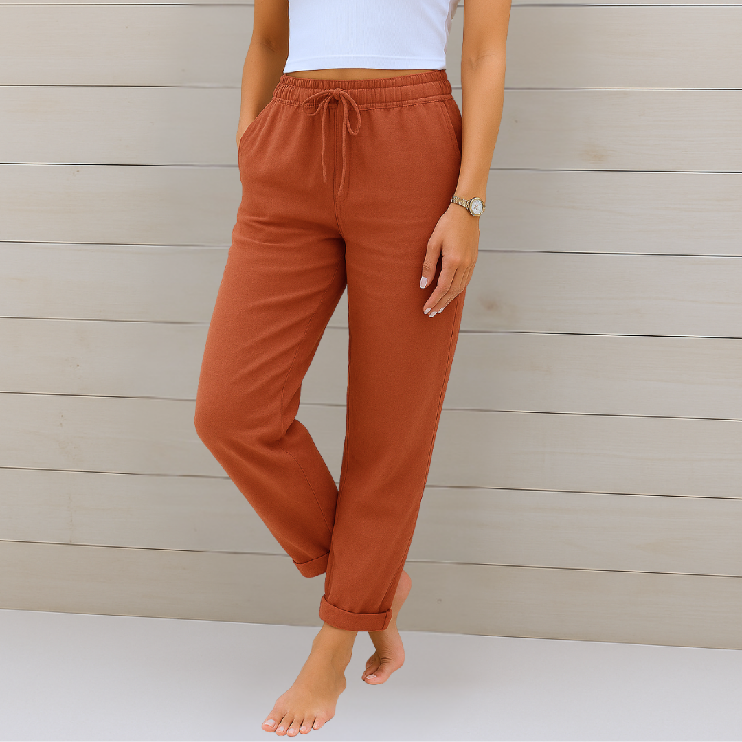 Sara - Pantalones Ligeros Elegantes