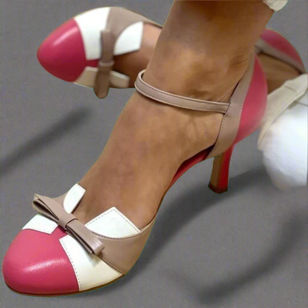 Isabel - Sandalias con nudo y tiras, puntera redonda