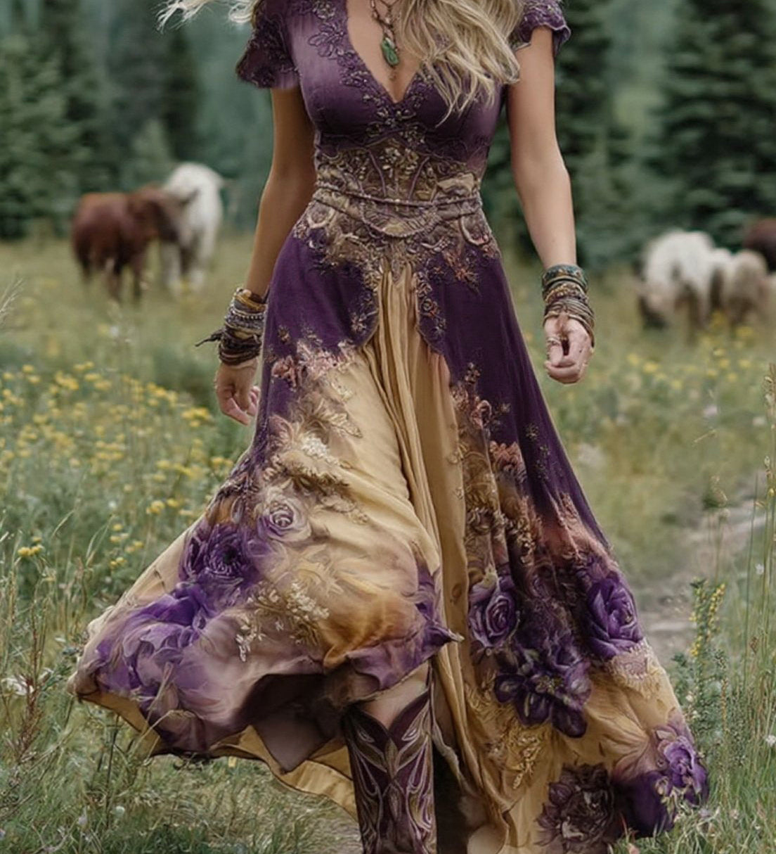 Serena - Vestido Maxi Floral