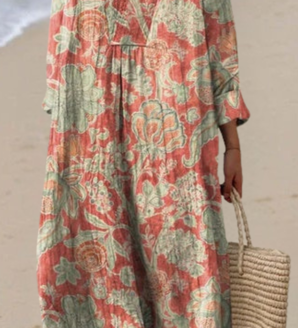 Elisa - Vestido Floral Vintage