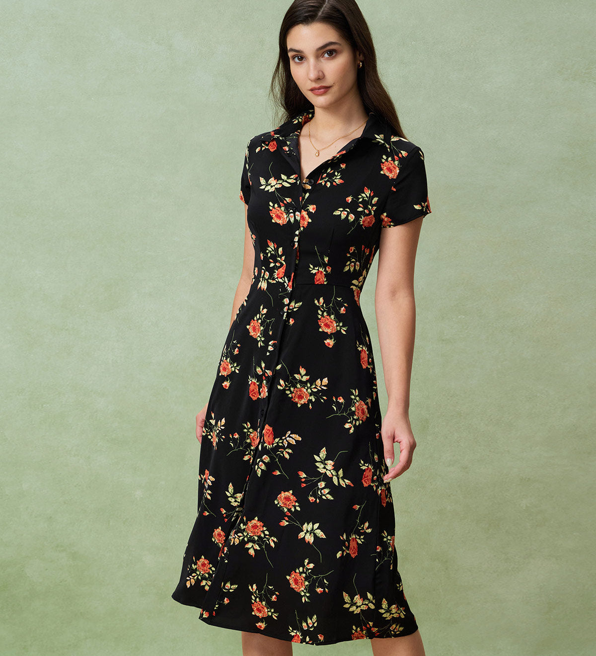 Gloria - Vestido Midi Floral