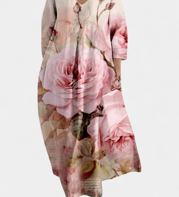 Ana - Vestido Elegante Floral