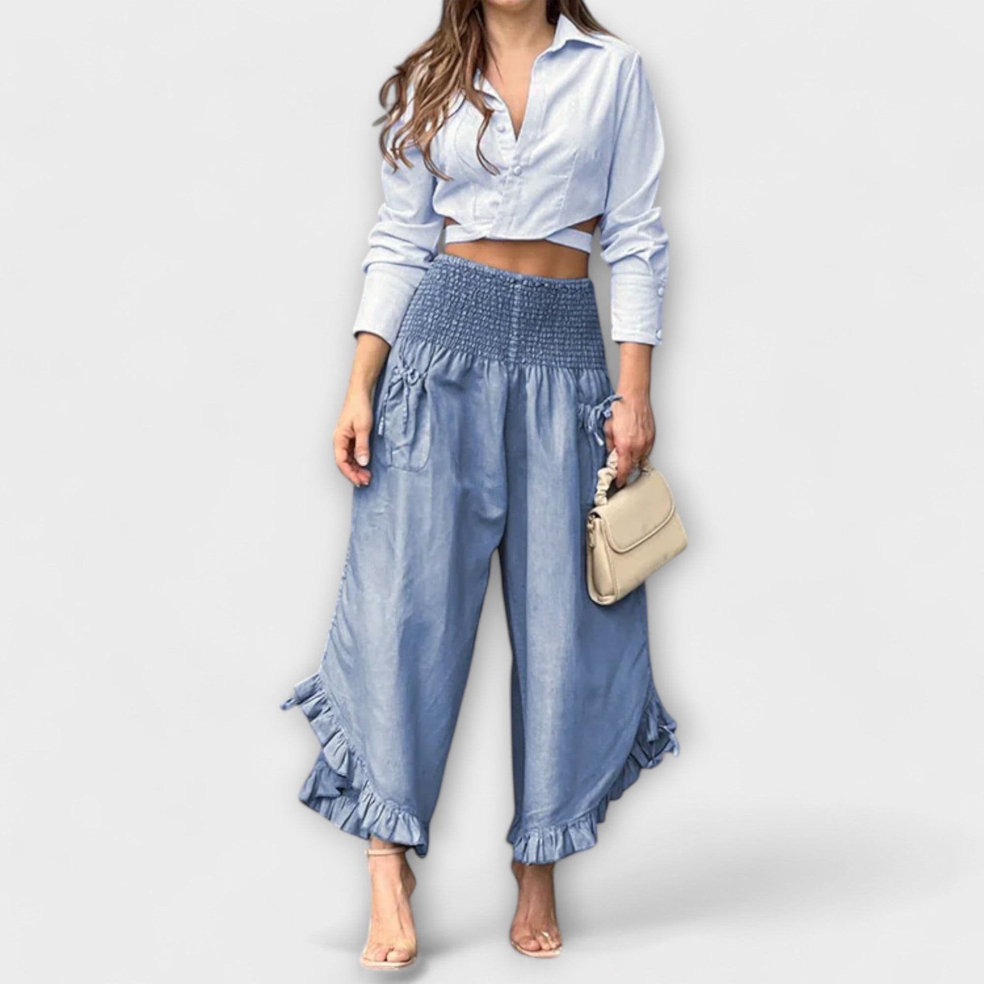 Jaya - Pantalones Lino Elegantes