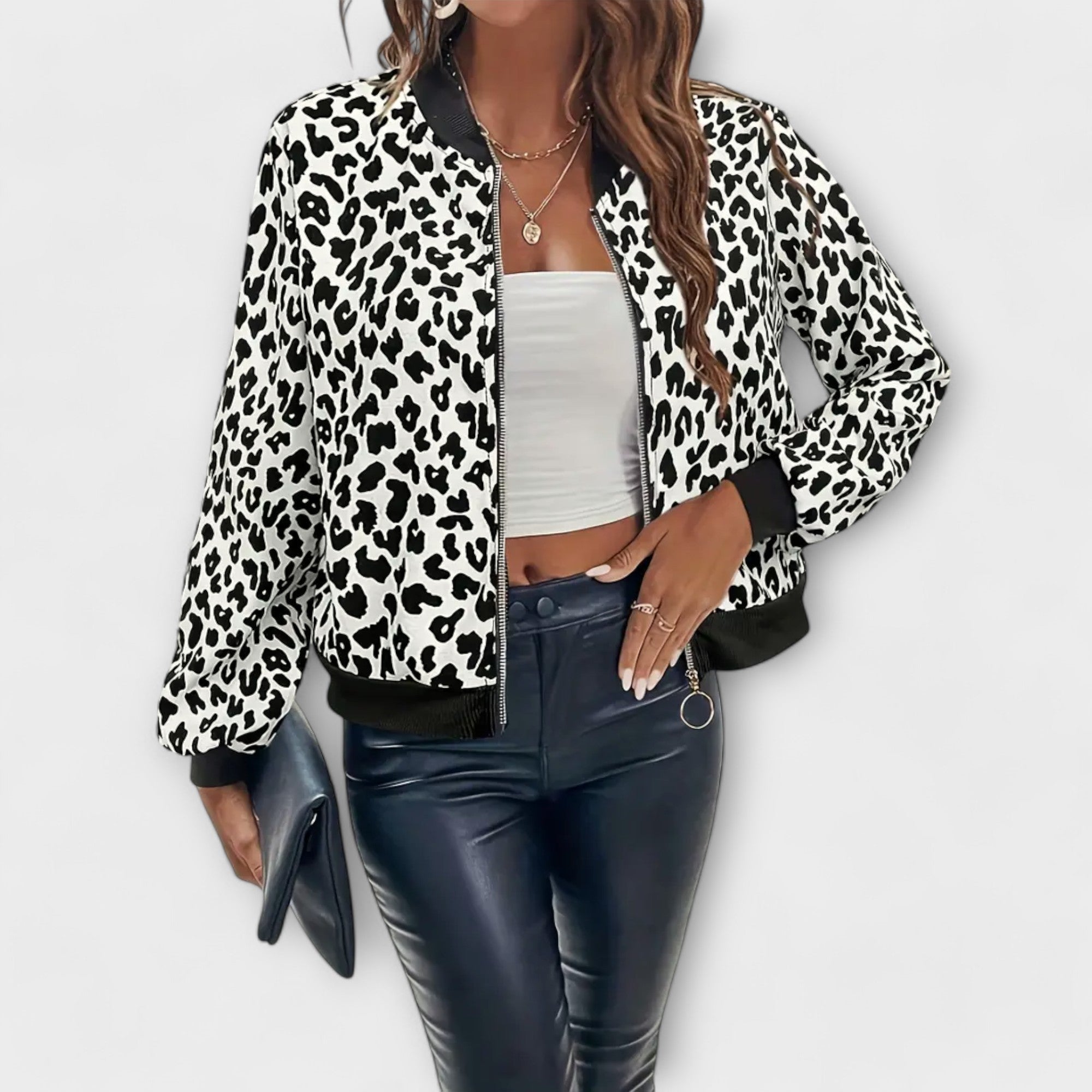 Raquel - Abrigo Leopardo Elegante