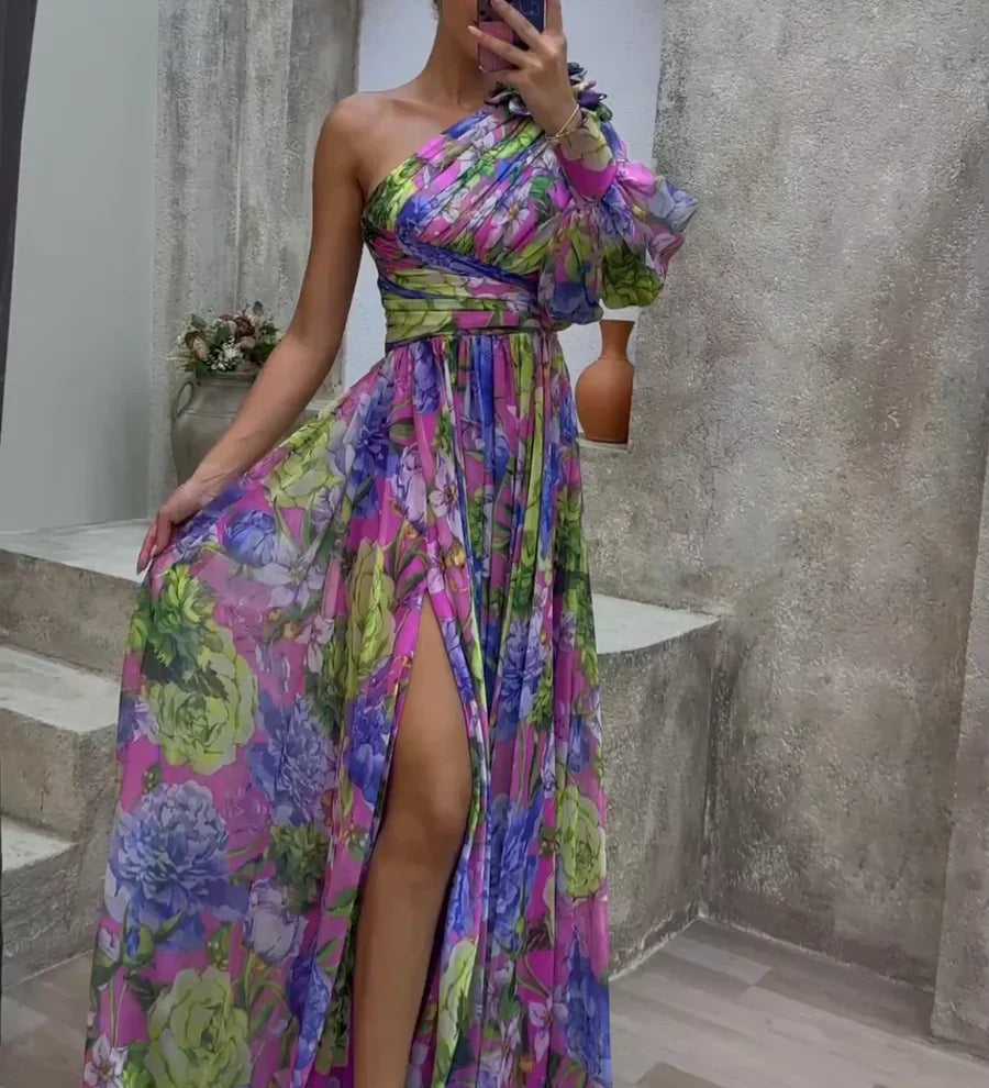 Whitney - Vestido Elegante Fluido