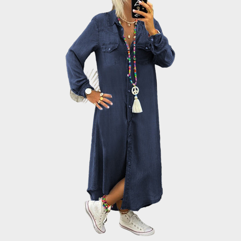 Mariana - Vestido Maxi Denim