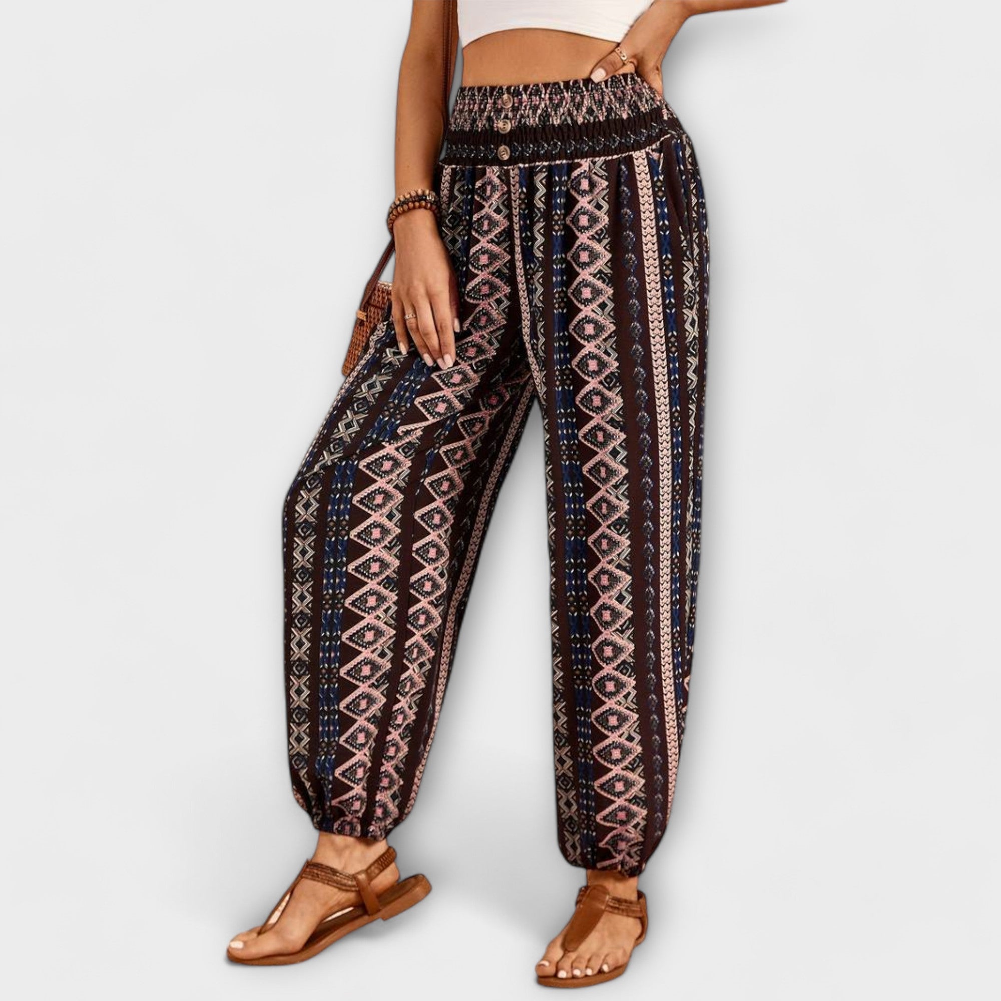 Scarlet - Pantalones Étnicos Elegantes