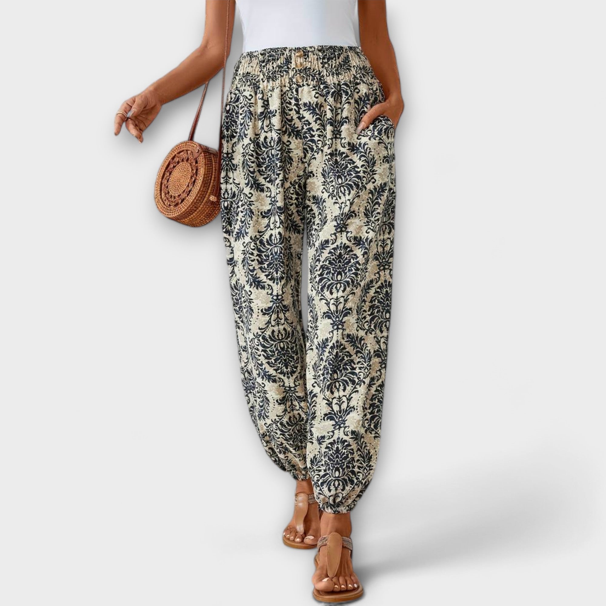 Scarlet - Pantalones Étnicos Elegantes