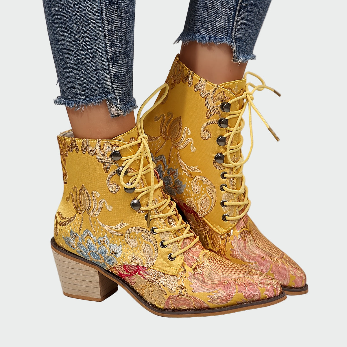 Botines de cuero con Elena