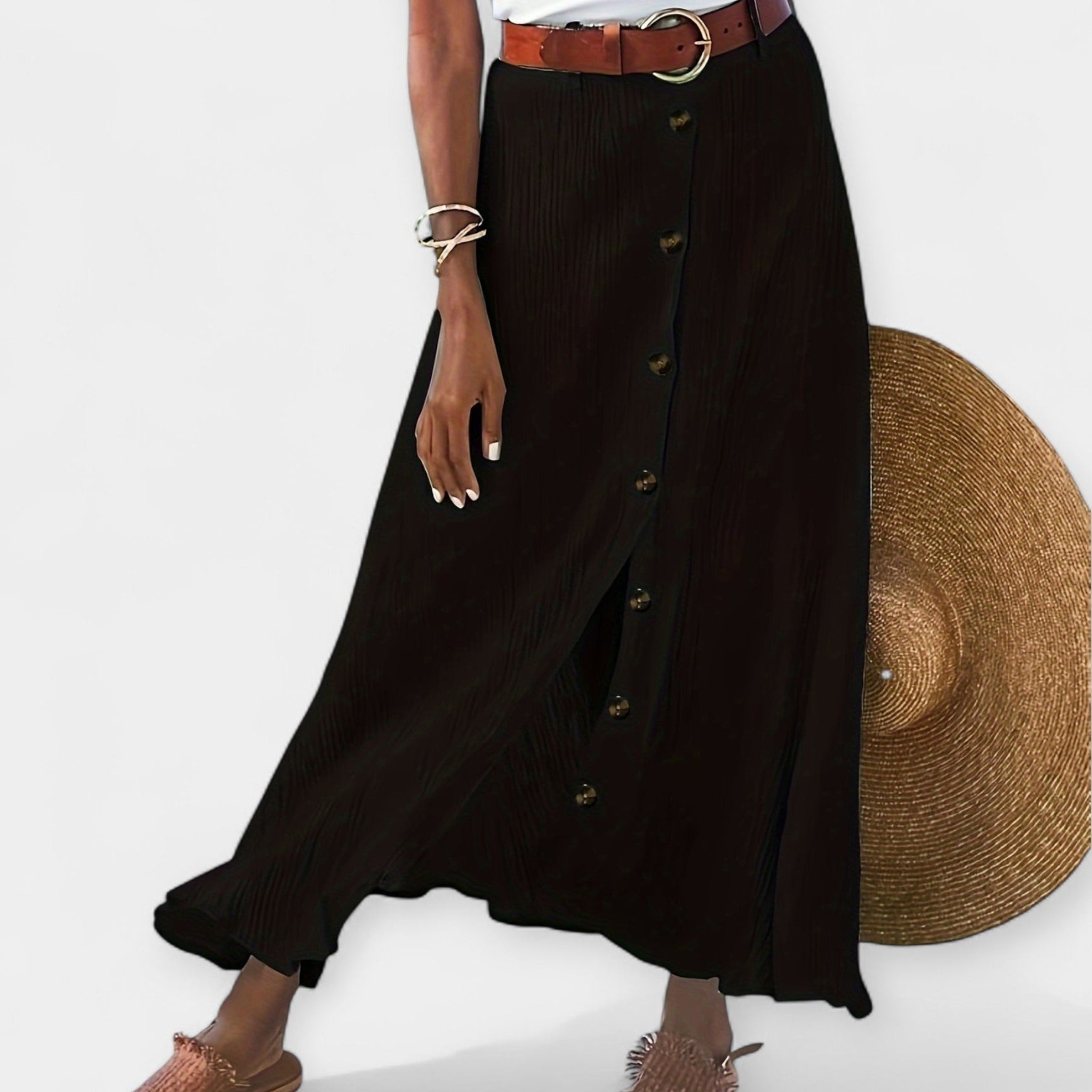 Madalena - Falda Larga Elegante