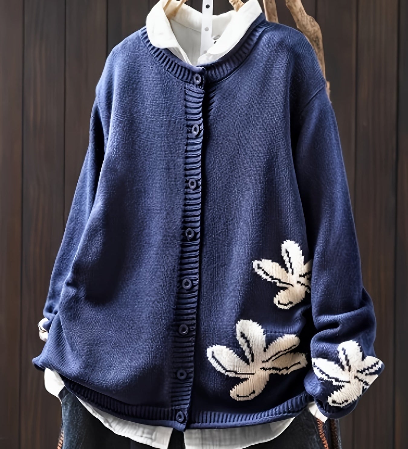 Safira - Cárdigan Elegante Floral