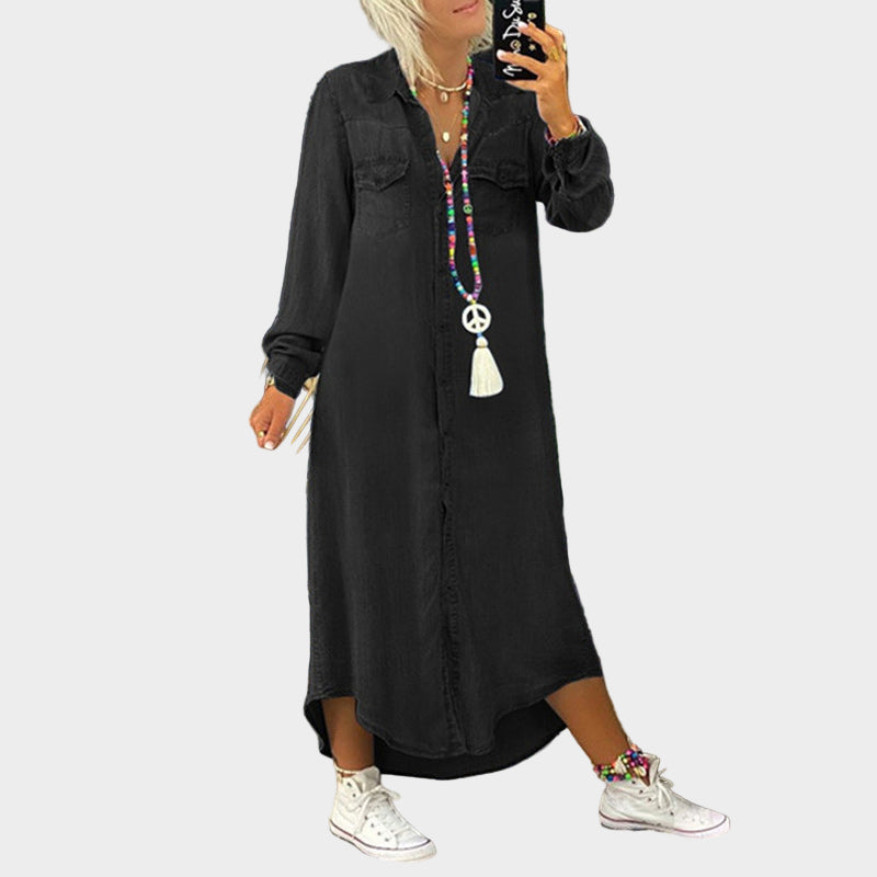 Mariana - Vestido Maxi Denim