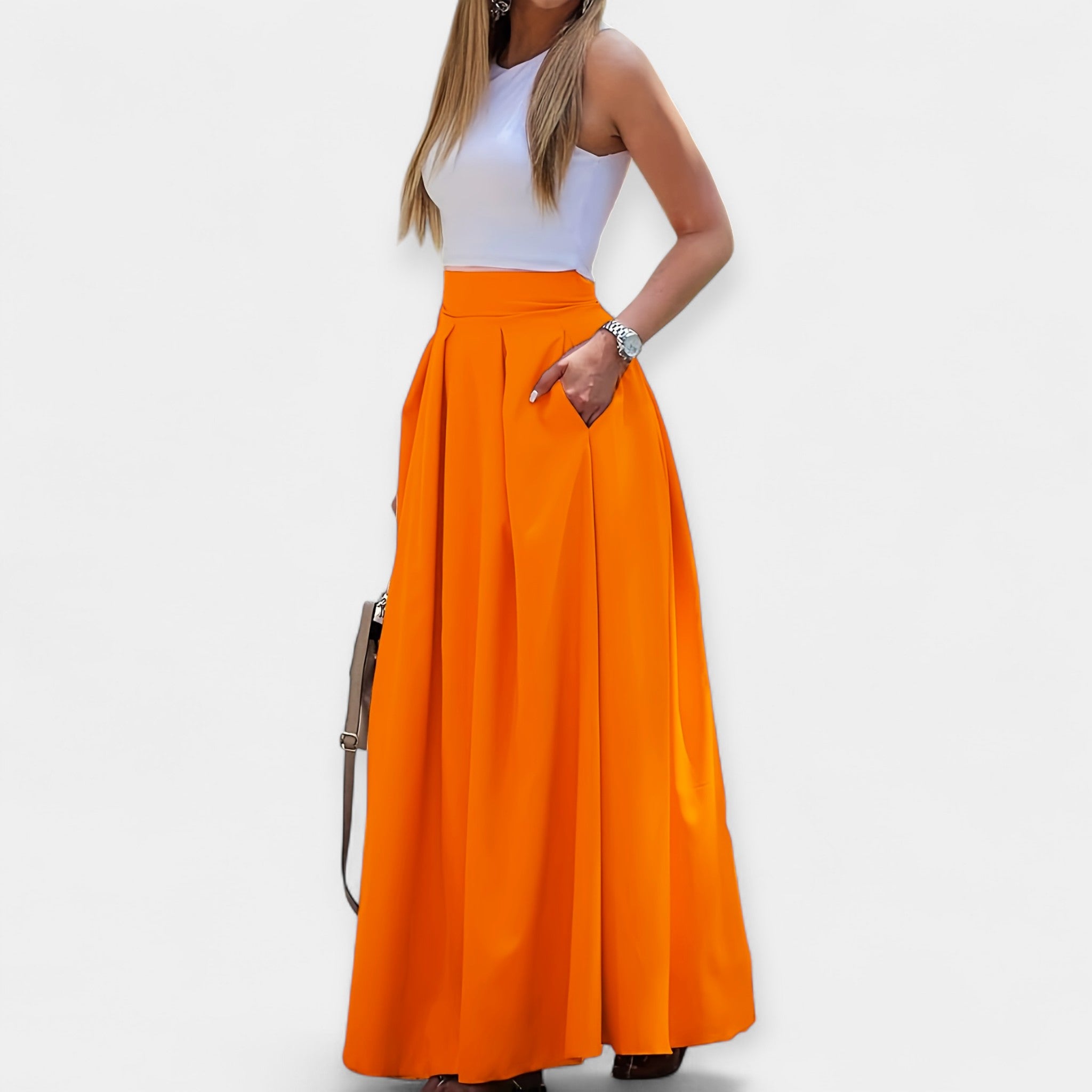 Margarita - Falda Midi Estilosa
