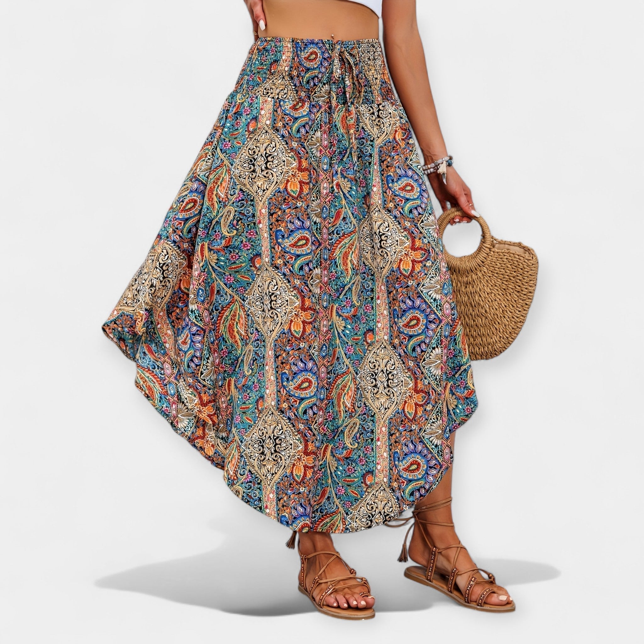 Mariana - Falda Floral Midi