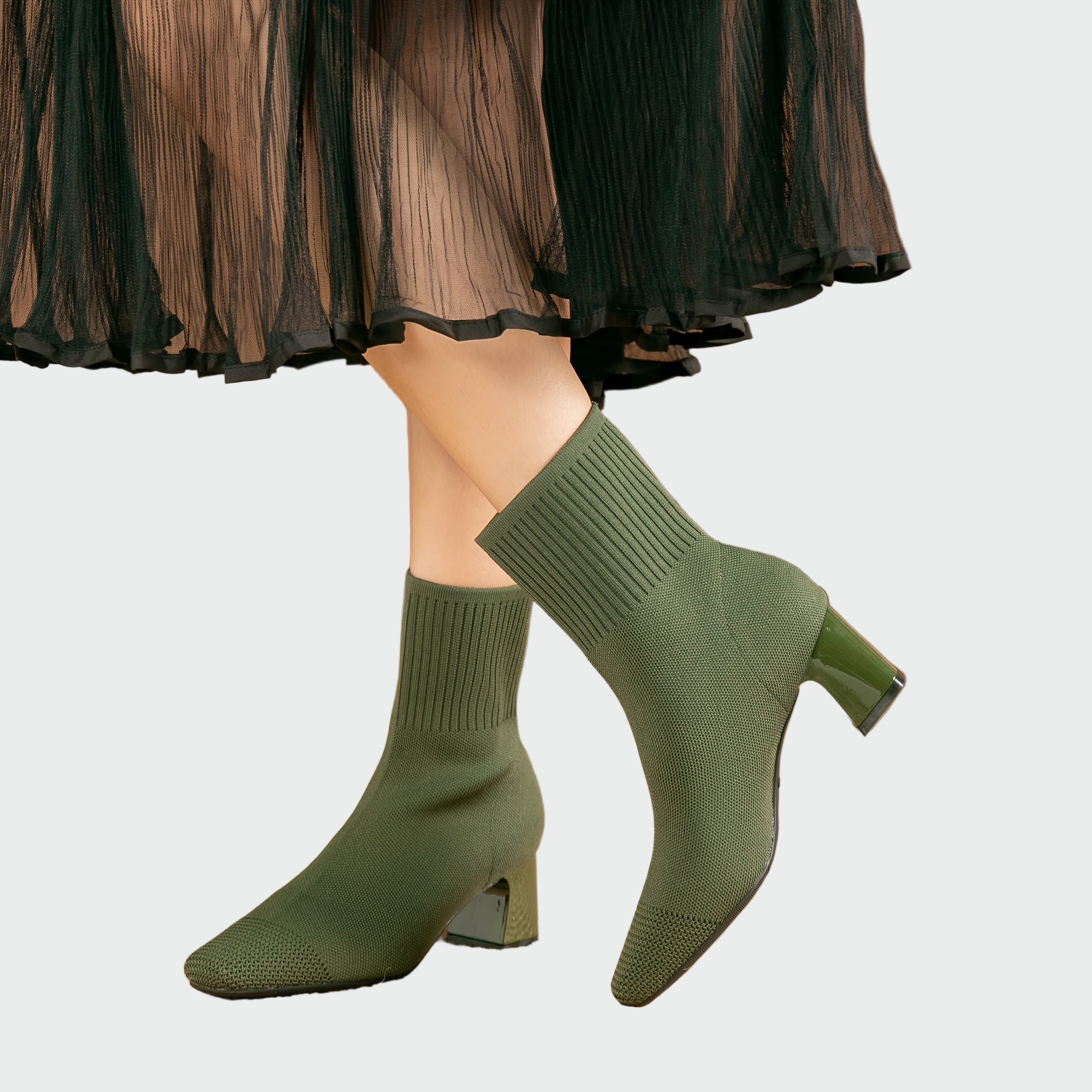 Botas ortopédicas de tricot para Clara