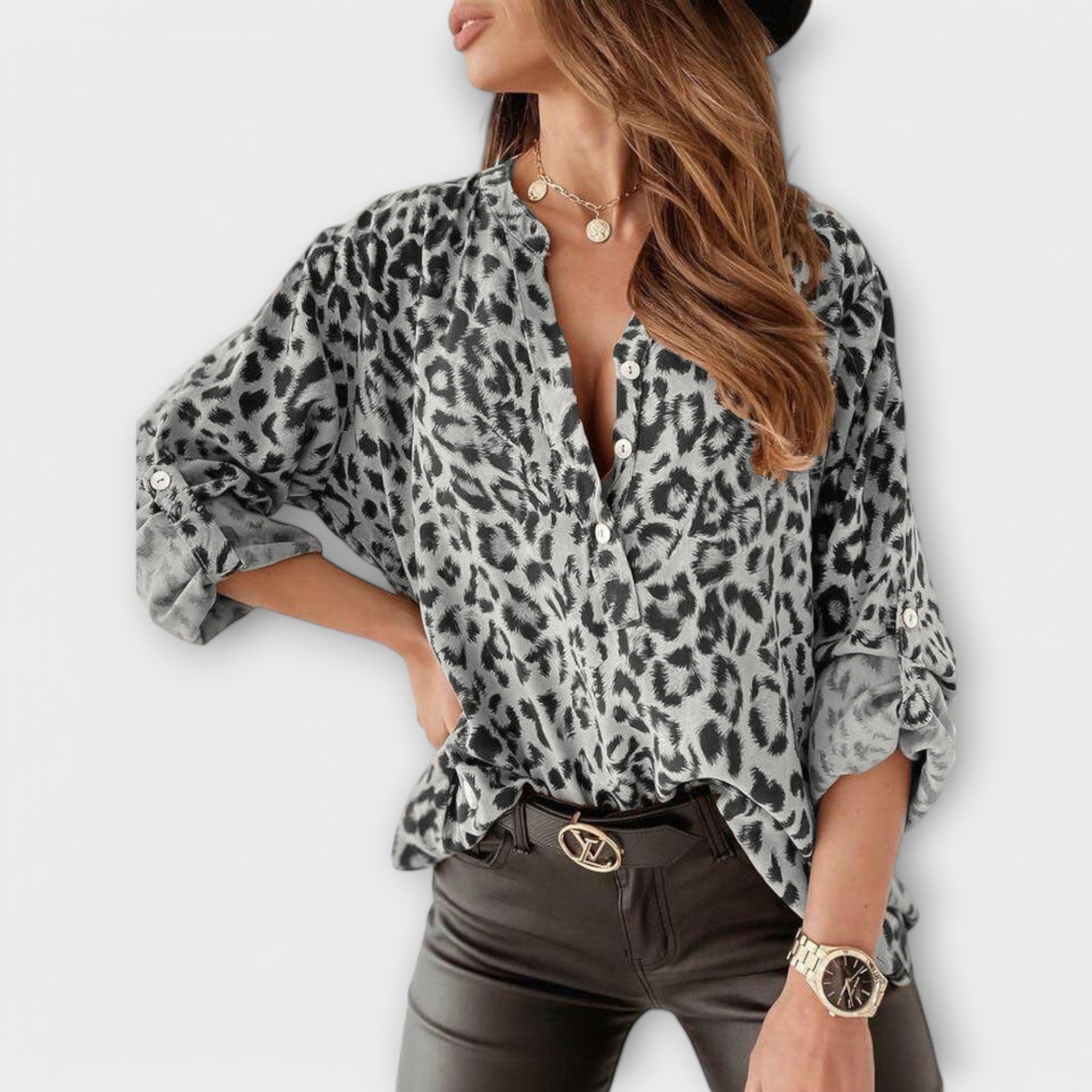 Iara - Blusa Moderna Estampada