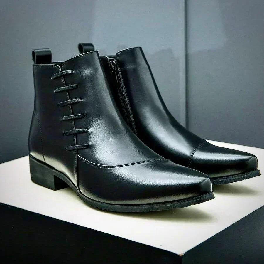 Lorena - Botas Elegantes Cuero