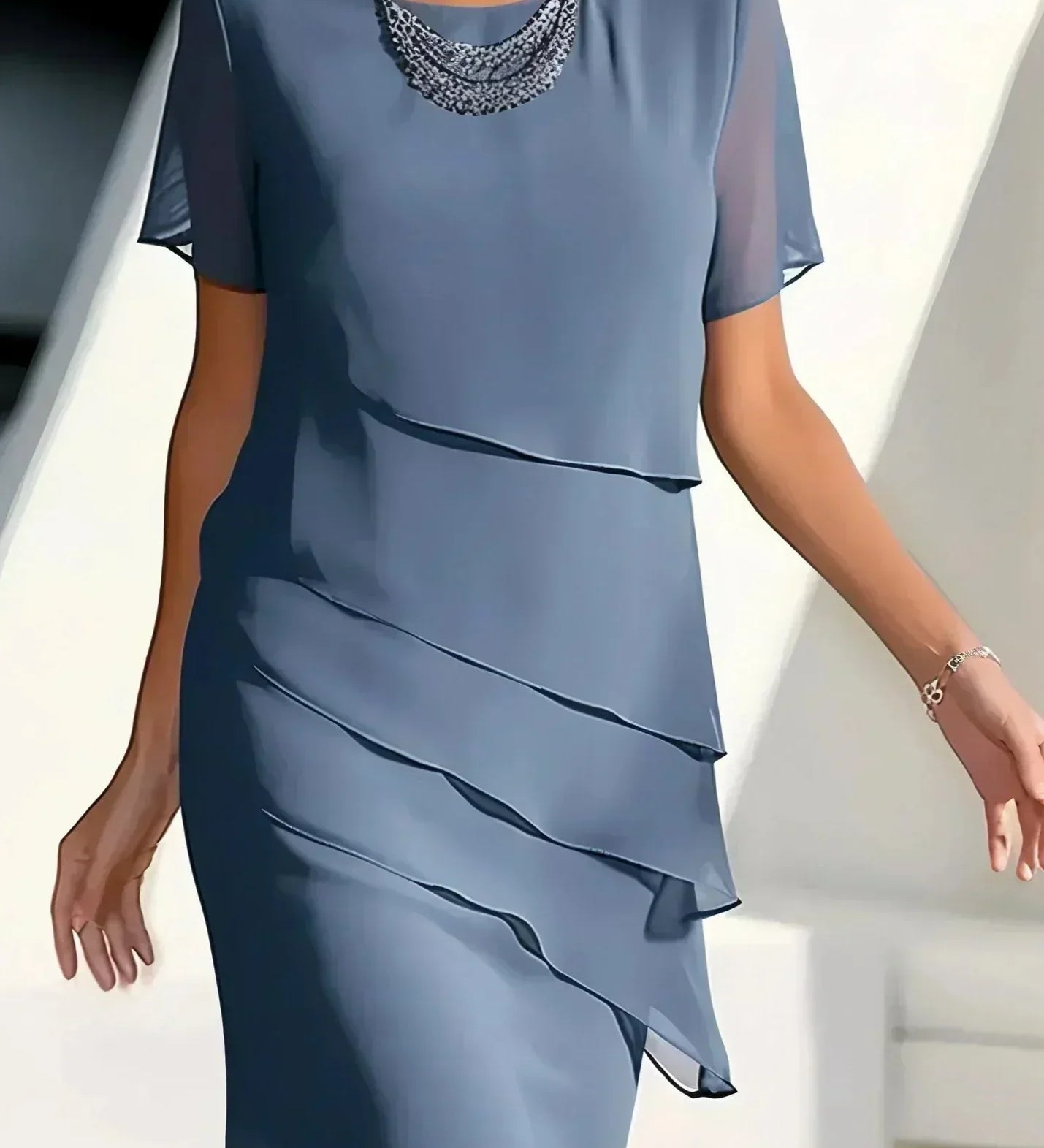 Livia - Vestido Elegante Floral
