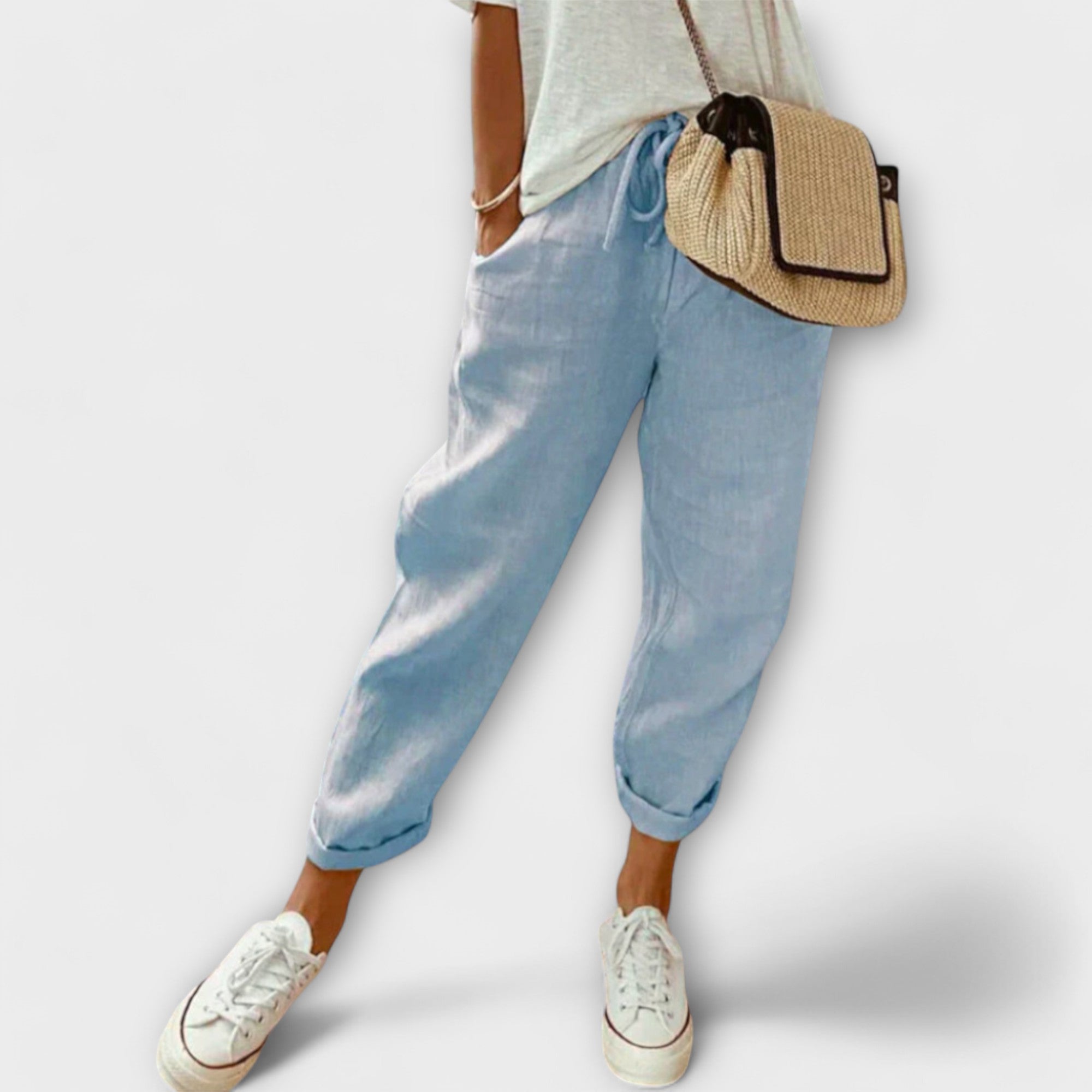 Bibi - Pantalones Lino Modernos