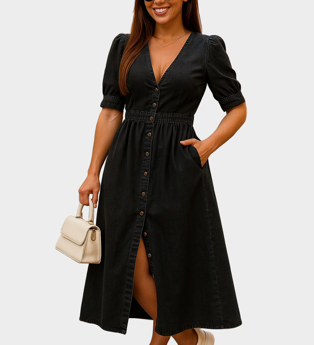 Mariana - Vestido Mezclilla Elegante