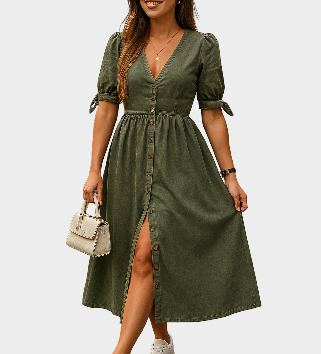 Mariana - Vestido Mezclilla Elegante