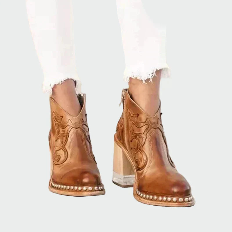 Botas de cuero de Clara