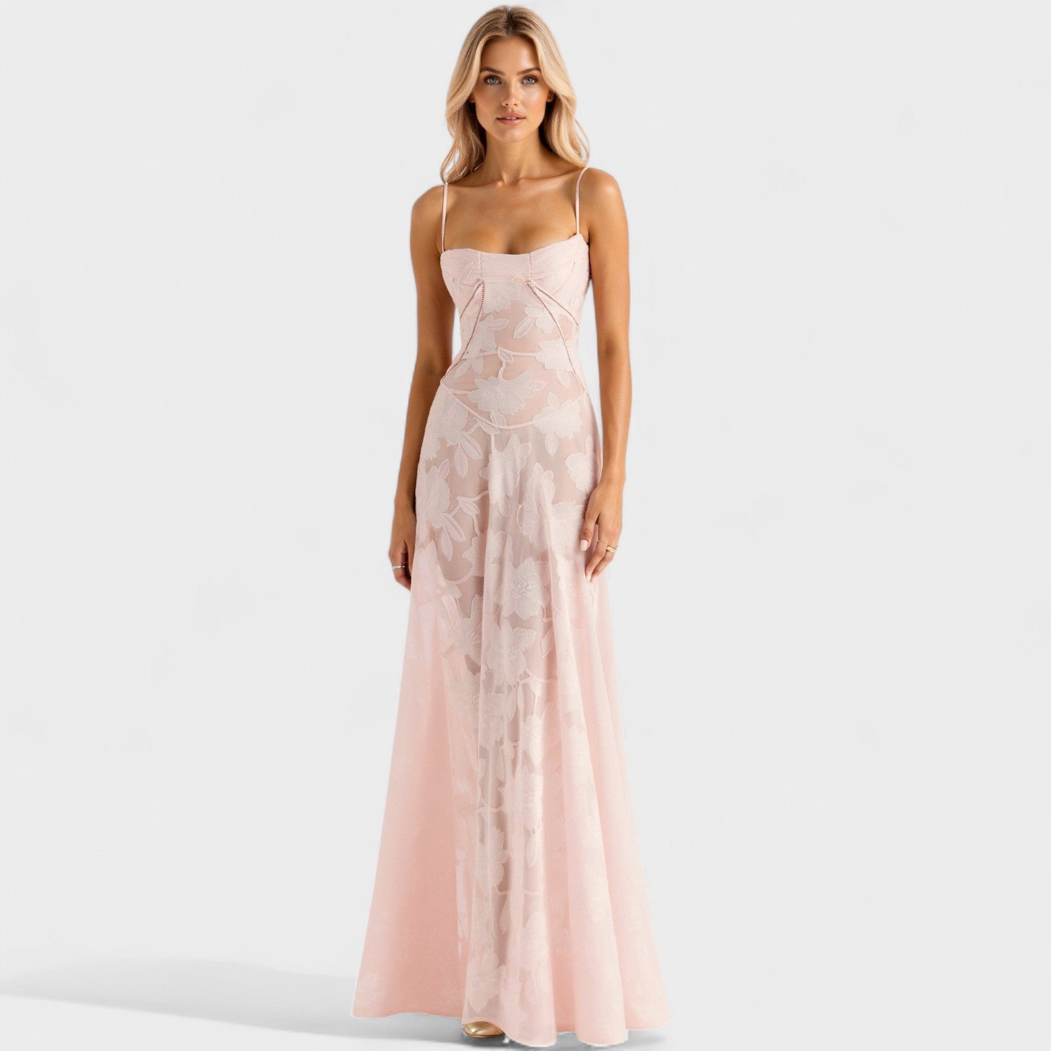 Verona - Vestido Maxi Encaje