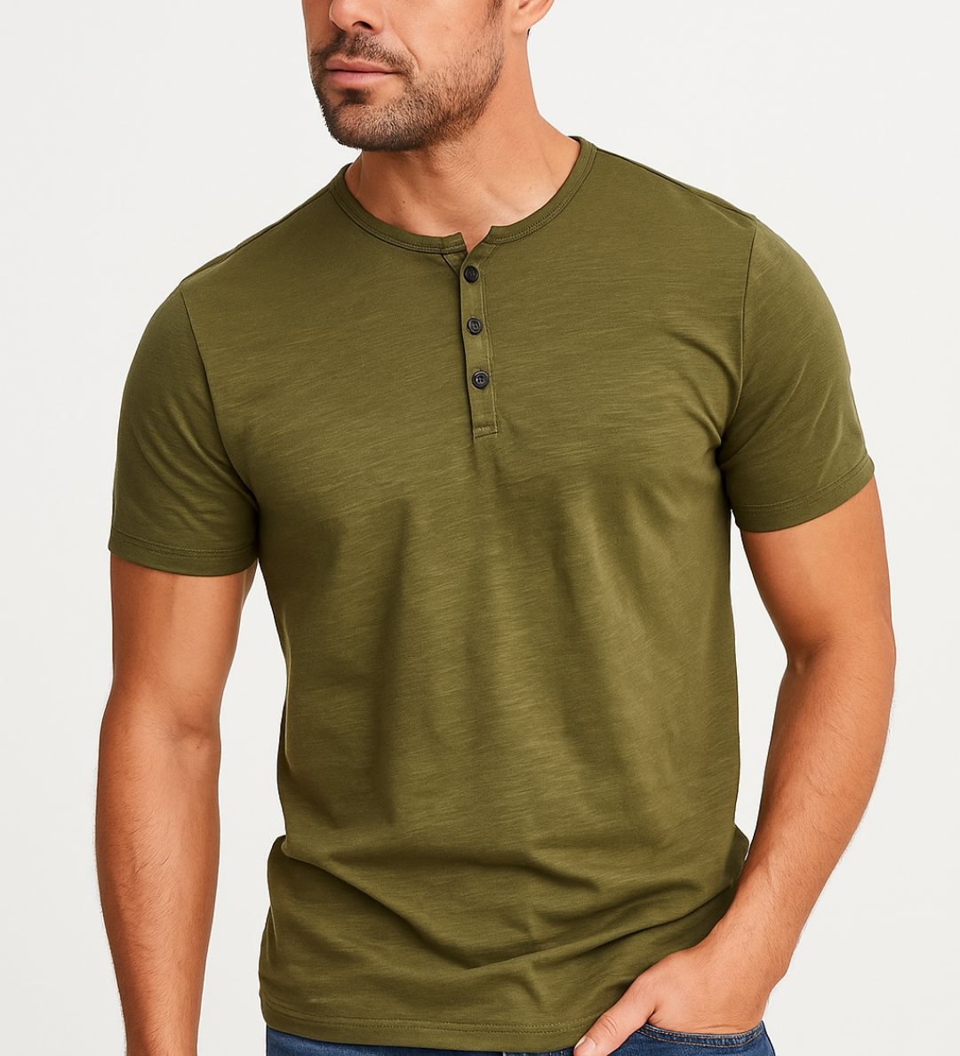 Carmen - Camisa Henley Elegante