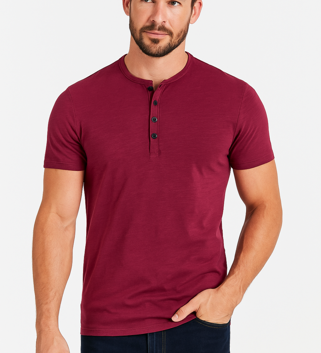 Carmen - Camisa Henley Elegante