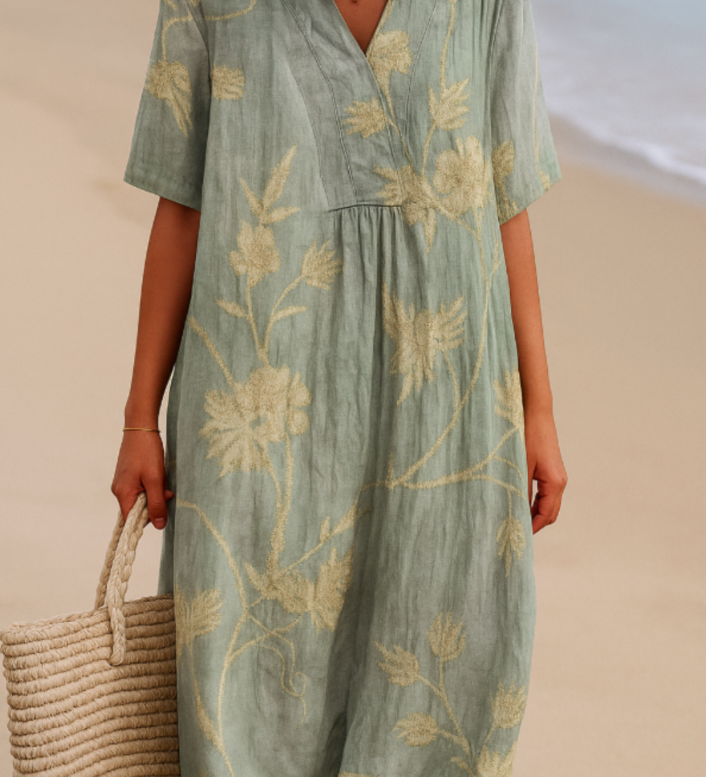 Clementina - Vestido Elegante Floral