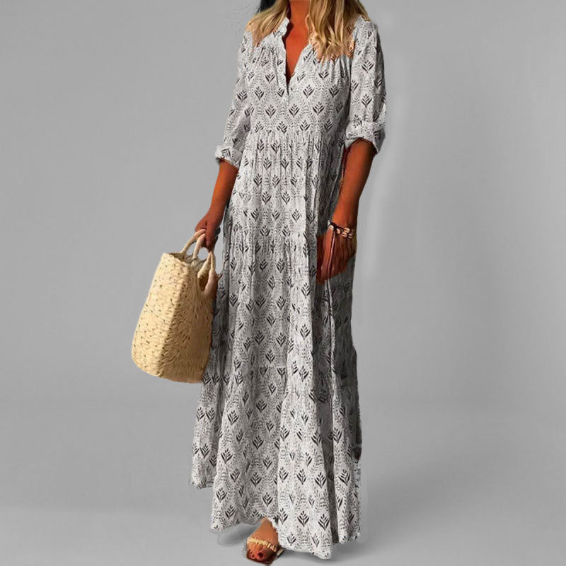 Eduarda - Vestido Largo Elegante