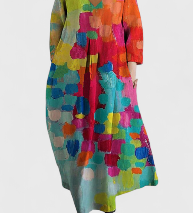 Ana - Vestido Elegante Floral