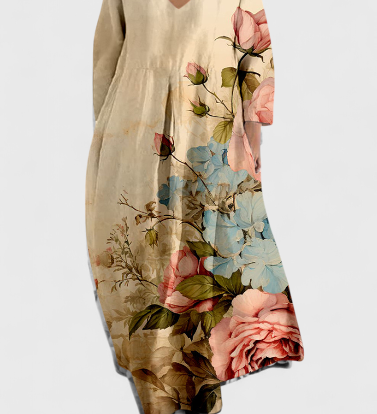 Ana - Vestido Elegante Floral