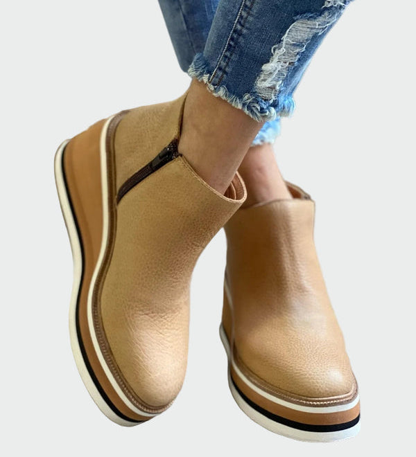 Botines de cuero Clara