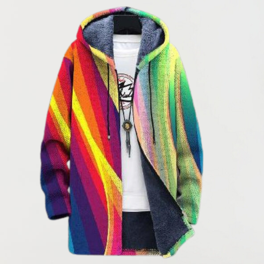 Rita - Sudadera Rayas Arcoíris