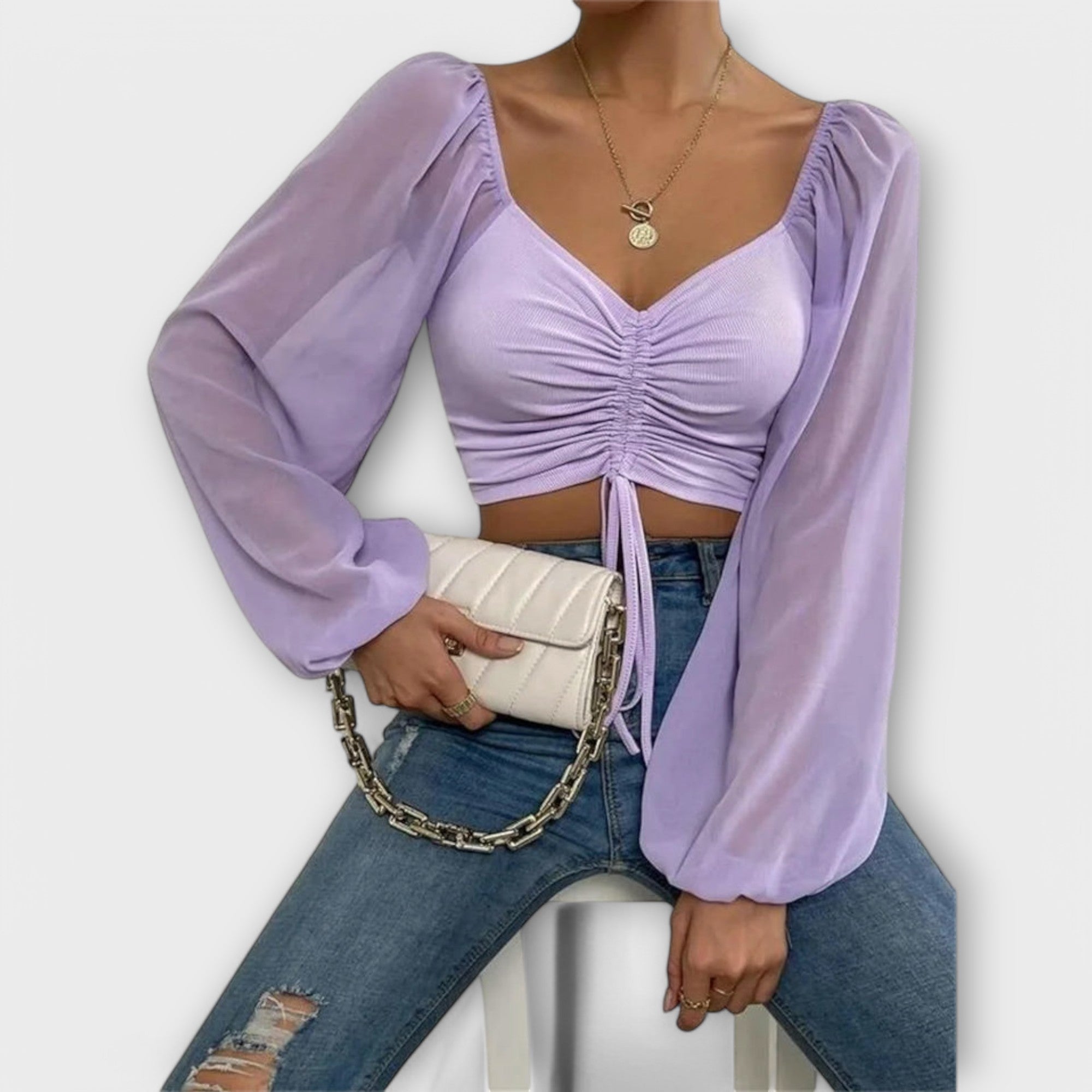 Jaquelina - Blusa Elegante Versátil