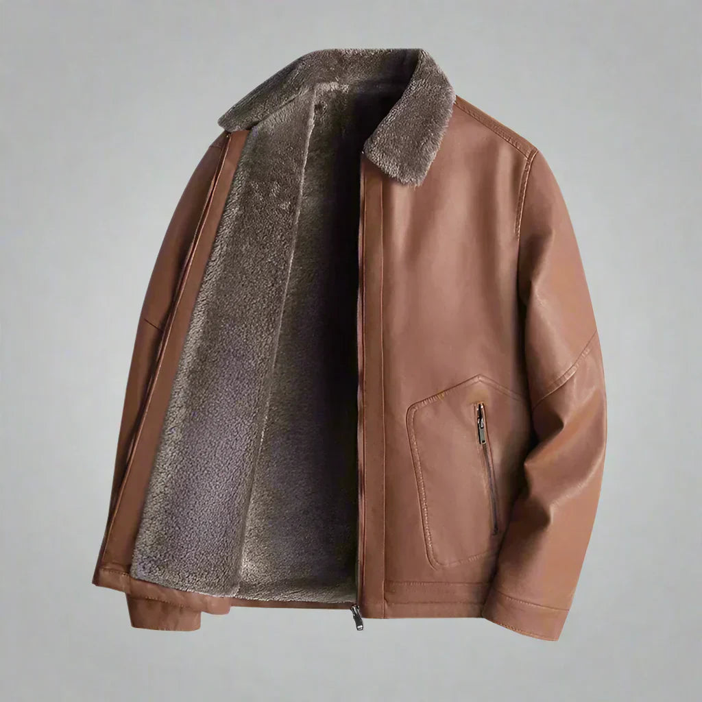 Lorena - Chaqueta Cuero Elegante