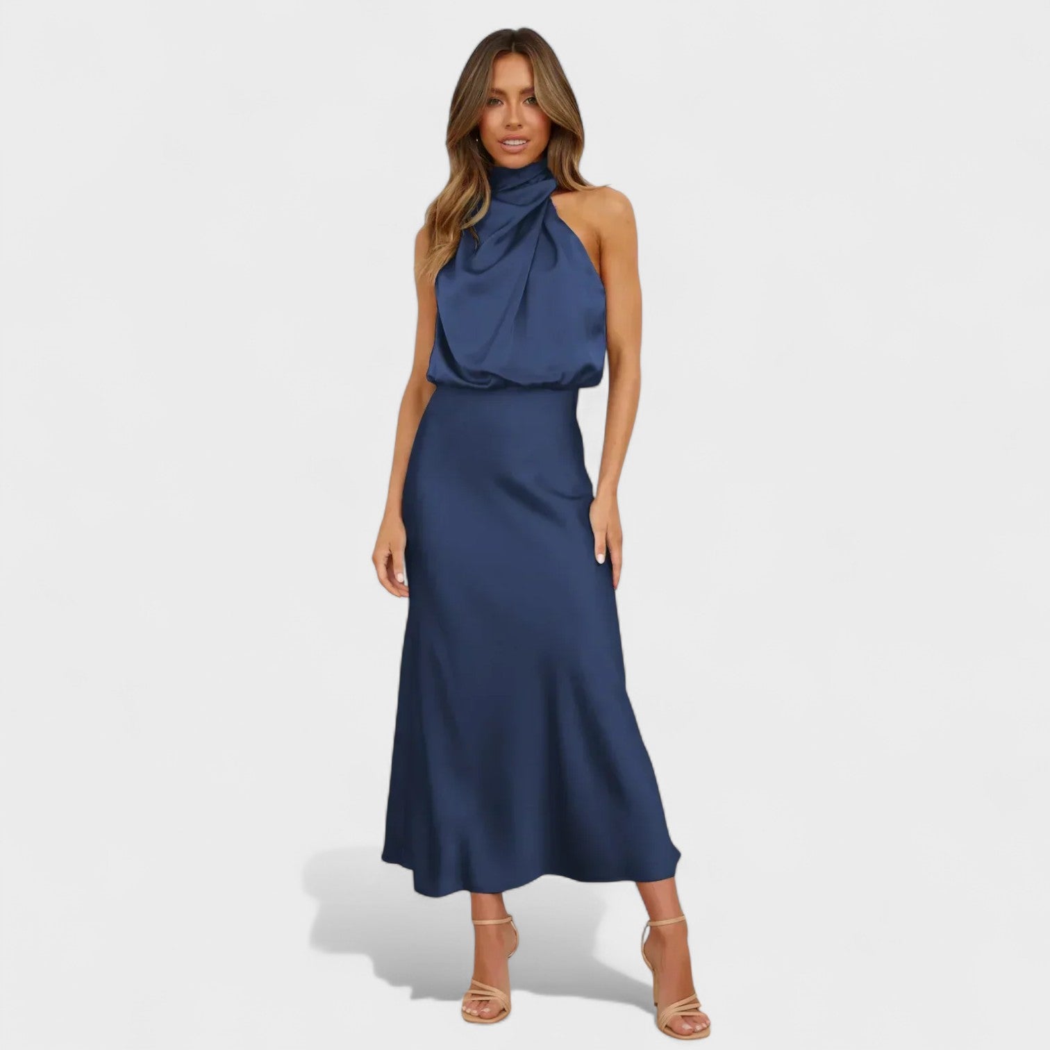 Alba - Vestido Satín Elegante