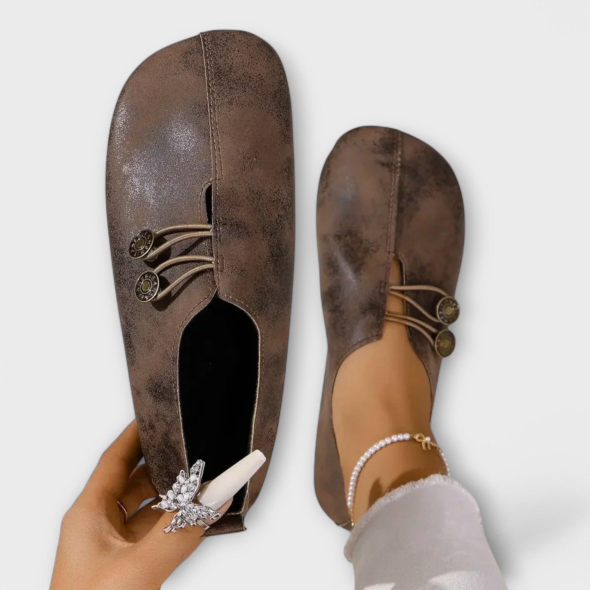 Lola - Mocasín de ante