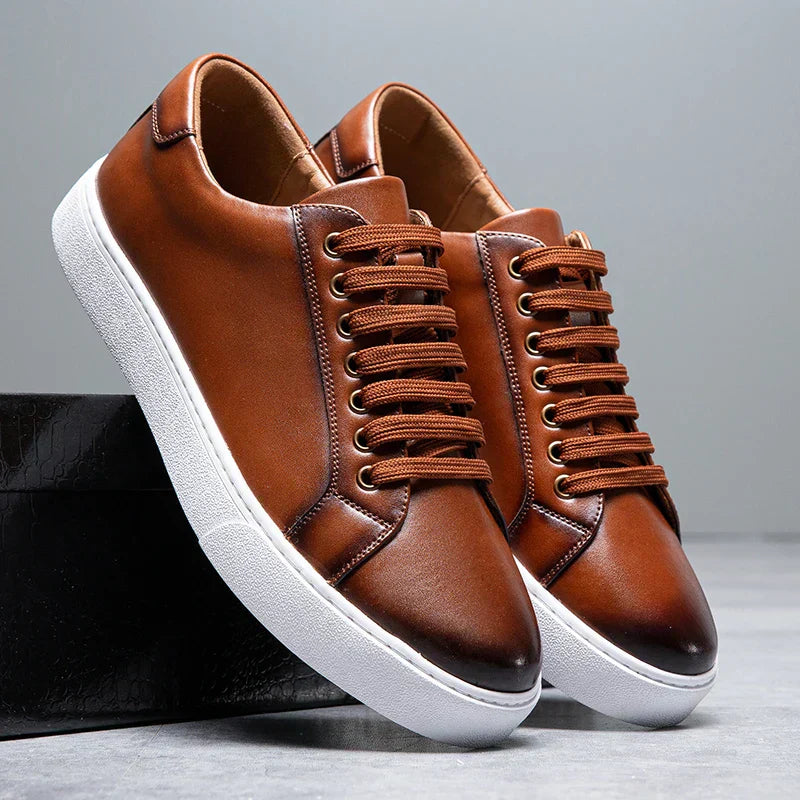 Gonzala - Zapatillas Cuero Elegantes