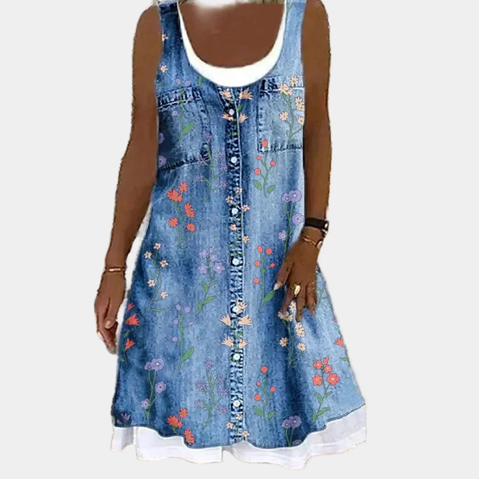 Mariana - Vestido Jeans Elegante