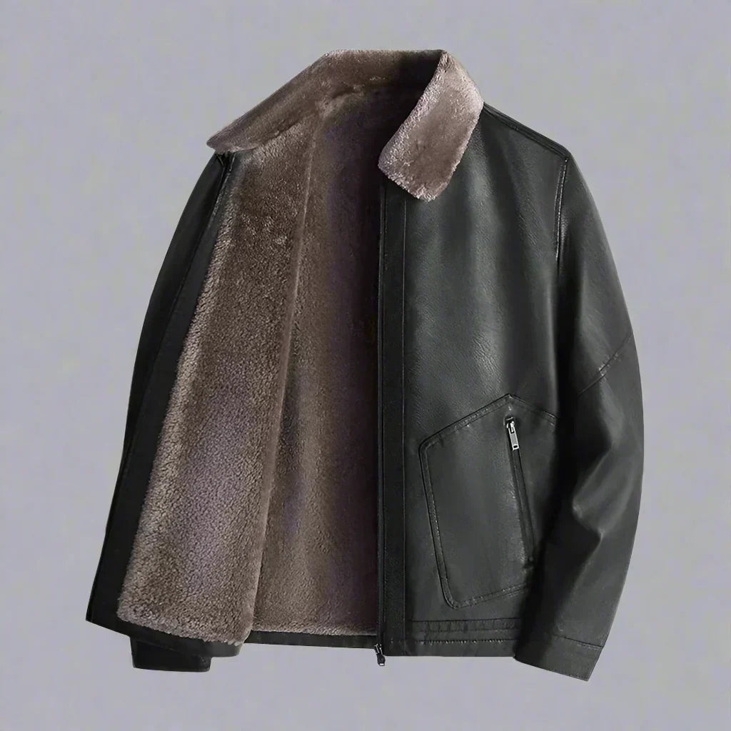 Lorena - Chaqueta Cuero Elegante