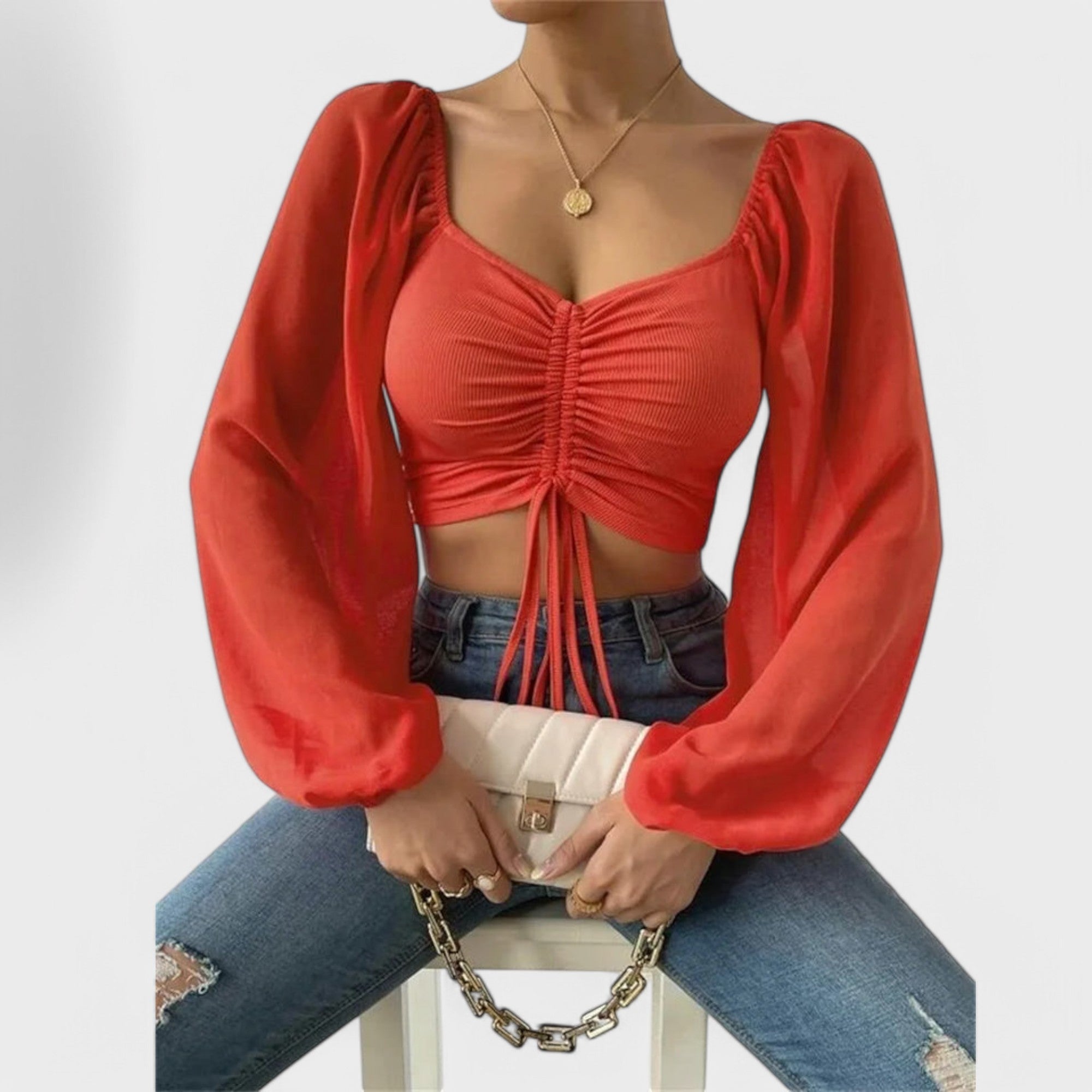Jaquelina - Blusa Elegante Versátil