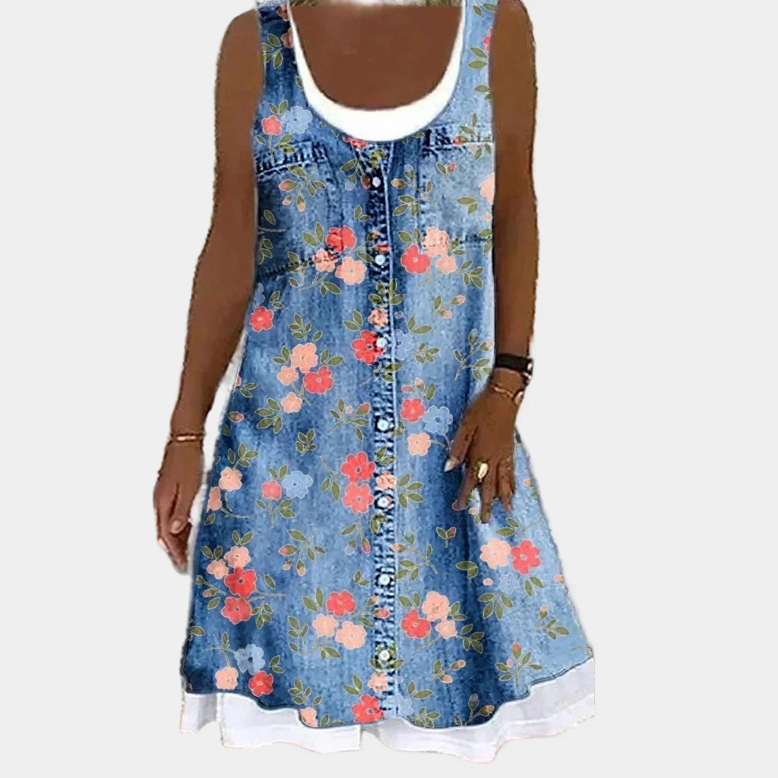 Mariana - Vestido Jeans Elegante