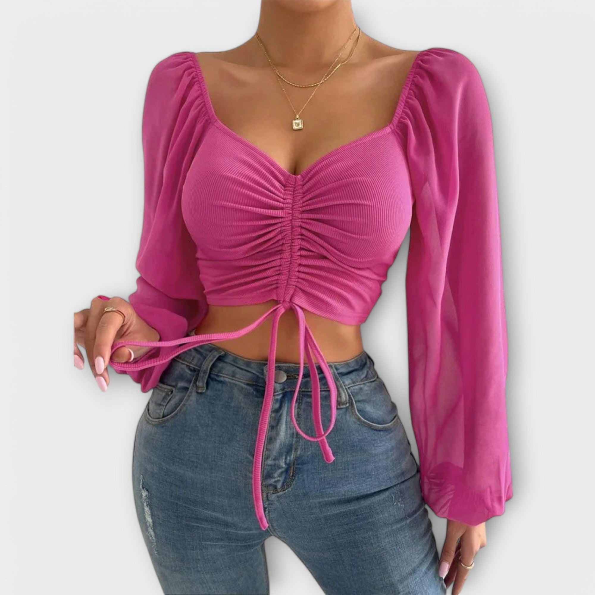 Jaquelina - Blusa Elegante Versátil