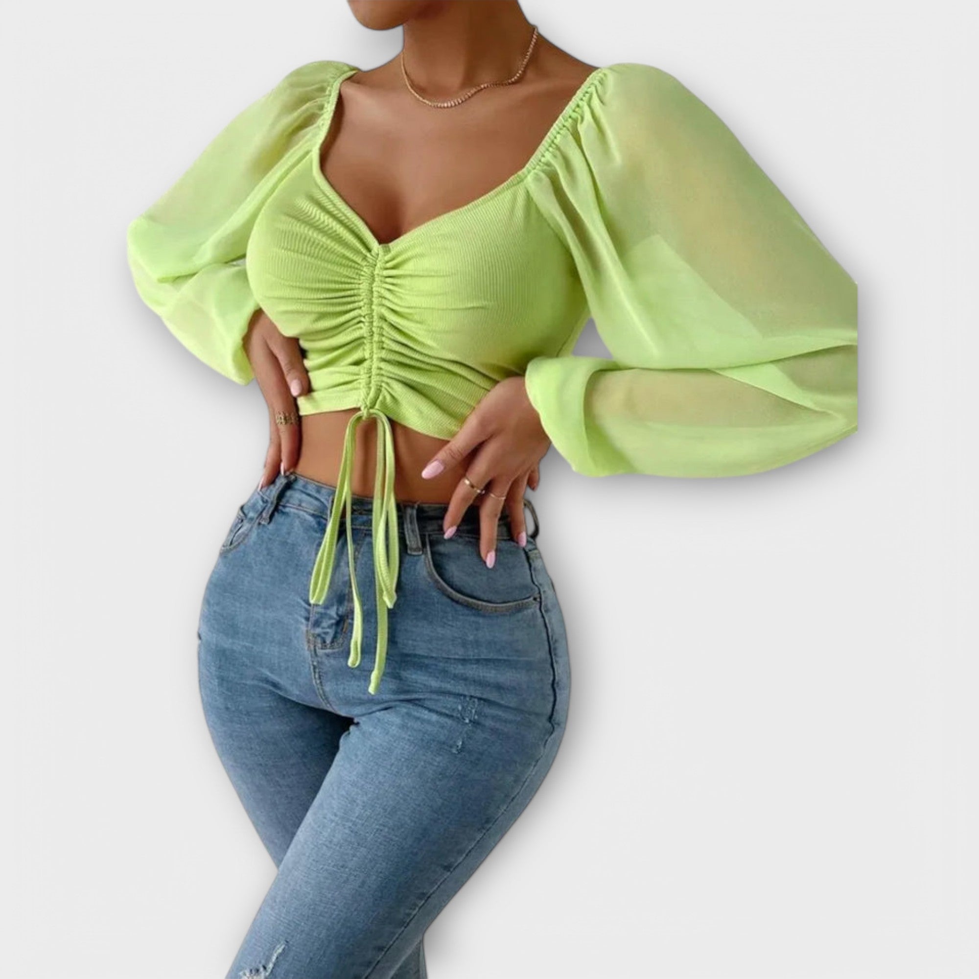 Jaquelina - Blusa Elegante Versátil